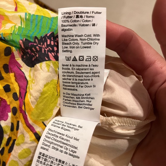 J. Crew Safari Print Dress Size Small - Picture 7 of 7